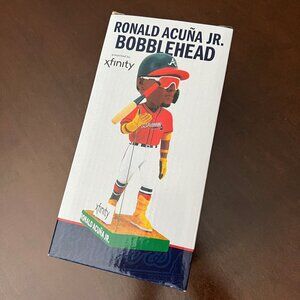 Ronald Acuña Jr. Bat Flip Bobblehead NIB